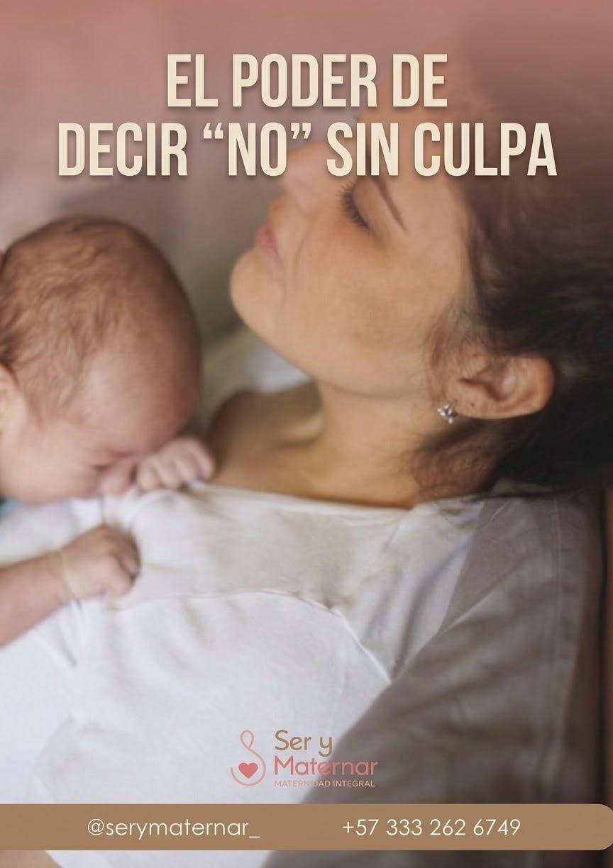 Portada de la guía El poder de decir "no" sin culpa: una mamá descansa con su bebé en el pecho